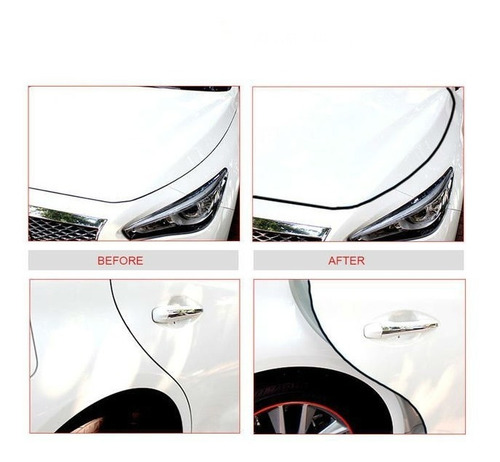 Imagen 2 de 3 de Moldura Protectora De Puertas Capot 15m Cromada Auto Karvas