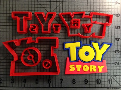 Cortantes Fondant Logo Toy Story !