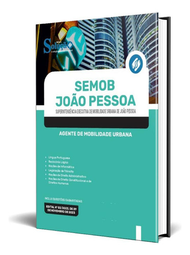Apostila Semob João Pessoa 2024 - Agente Mobilidade Urbana
