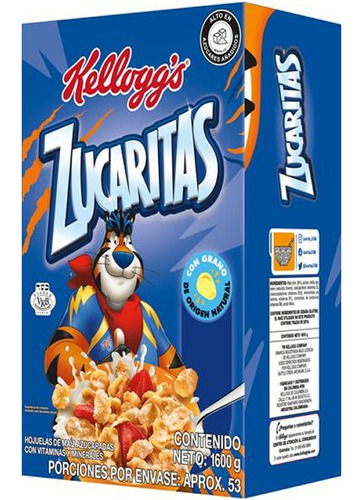 Cereal Kelloggs Zucaritas 800g X 2 Und