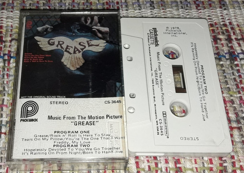 Grease / Soundtrack Cassette Importado Banda Sonora 