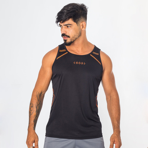 Regata Dry Fit Masculina De Esporte Academia Com Detalhes