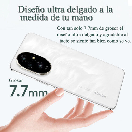 Celulares Honor 200 5g Dual Sim 256gb 12gb Ram Triple 50mp Portrait Camera 120hz Refresh 6.7'' Oled 100w Supercharge,white