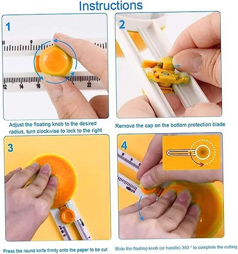 Cortador De Círculo Rotativo, Herramienta De Mano,