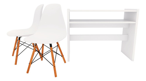 Mesa P/ Manicure Fazer As Unhas Mesa + 2 Cadeiras Moderna