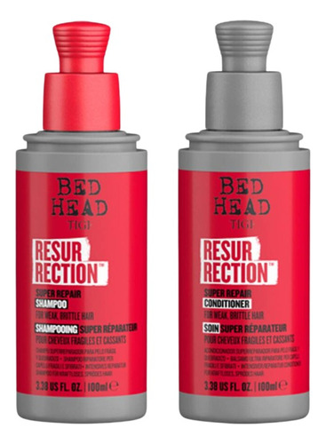 Kit Viaje Tigi Resurrection Shampoo + Acondicionador 100ml