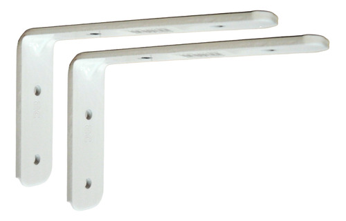 Soporte Estante Forte Mensula 150x300 Mm Blanco Caja X 20