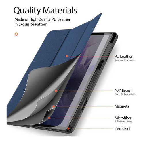 A Capa Inteligente Para Samsung Galaxy Tab S7 Fe 2021 T730