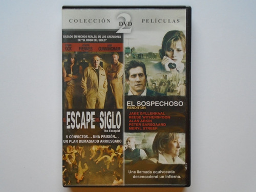 El Escape Del Siglo & El Sospechoso Dvd 2010 Videomax