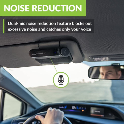 Altavoz Bluetooth 2 En 1 Para Auto Con Fm Y Manos Libres 6 W