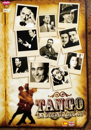 Tango De La Década Del 40 Dvd Nuevo Grandes Artistas 