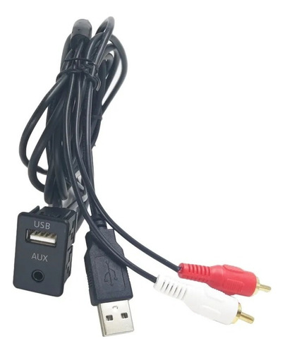 Cable Adaptador De Audio Usb 2rca Car Assist (100)