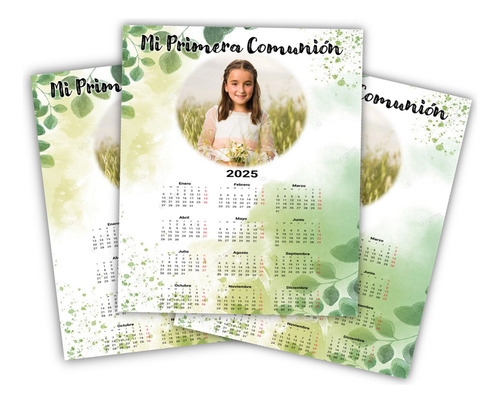 Souvenirs De Calendario Con Foto Y Iman X 40unid, 19x14 Cm