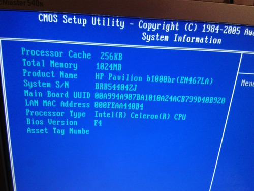 Computador Hp Pavilion B1020br