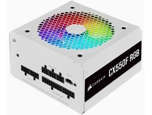 Fuente De Poder Corsair Cx550f Rgb 550w 80 Plus Bronze
