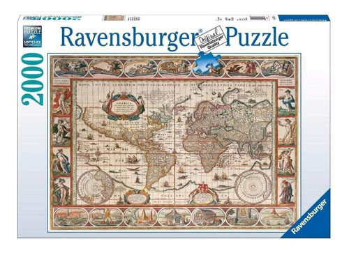 Autoslot - Rompecabezas Ravensburger World Map 1650