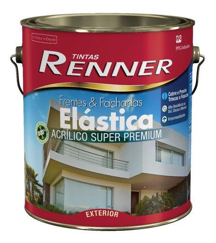 Impermeabilizante Renner Elástica 800% 3,6 L