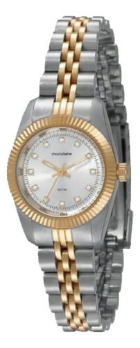 Relógio Feminino Mondaine Bicolor Analógico 94086lpmtbs2