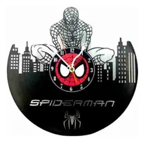 Comprar Reloj De Vinilo Spiderman Avengers Regalos Decoracion  Negro Negro