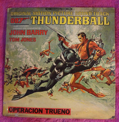 James Bond 007 Thunderball Operacion Trueno Soundtrack Lp