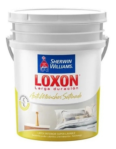 Loxon Interior Ld Anti-manchas Satinado Blanco 20lts 