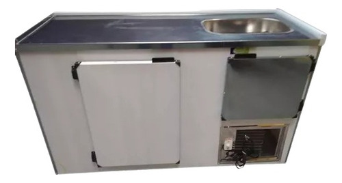 Balcão Refrigerado De Encosto Com Cuba 1,50 M Refrigel