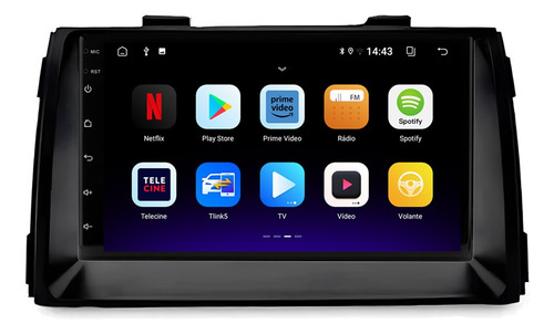 Multimidia Sorento 2009 2010 2011 2012 Carplay 2gb 64gb 7p