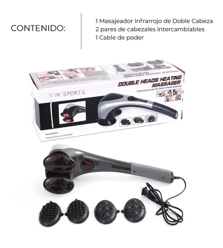 Masajeador electrico doble cabeza infrarojo nueva tecnologia new arrivals