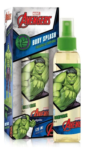 Avengers Capitán Hulk Body Splash 125 Ml