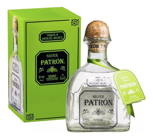 Tequila Patron Silver750 Ml Con Estuche