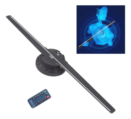 Ventilador Holográfico Con Imagen De Aire Led De 224 Led Con