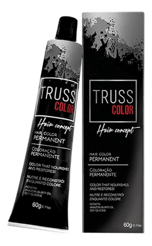 Tinta Permanente Truss Color 60g - 1.0 Preto