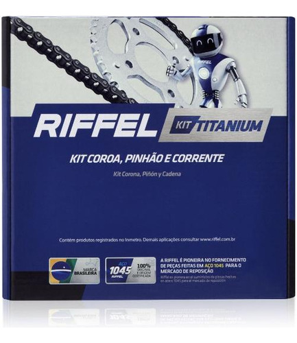 Kit Relação Transmissão Riffel Honda Xre 300 2010-2017