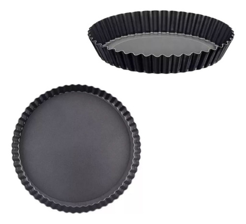 Forma Antiaderente 24cm Com Fundo Removível Para Torta Bolo
