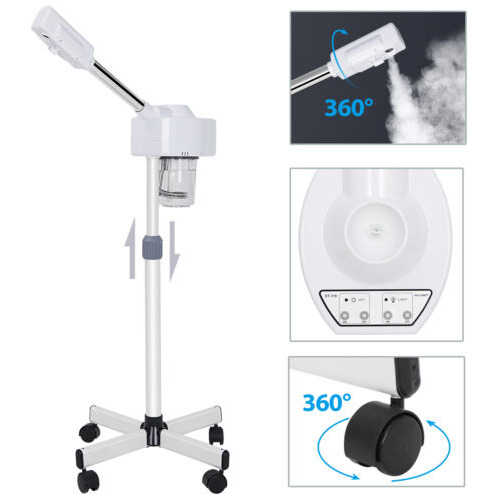 Professional Facial Steamer Ionic Ozone Hot Mist Stand F Oae