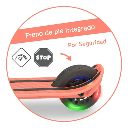 Scooter Infantil Chillafish Con Luces Verde