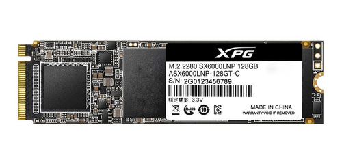 Ssd M.2 128gb Disco Duro Estado Solido Adata Xpg Sx6000 Pcie