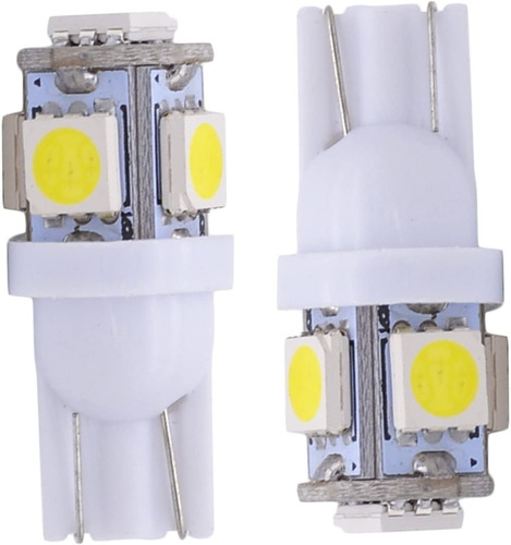 Bombillo Muelita Led T10 Luz Matricula Faro Stop Interna 12v