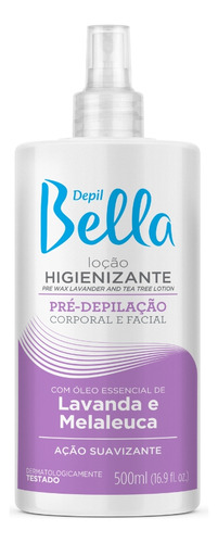 Kit Loção Pré Pós Depilatória E Creme Calmante Depil Bella