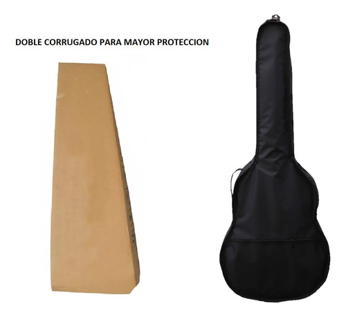 Guitarra Acústica Curva Richard Paquete Básico De Accesorios Color Vino Orientación De La Mano Derecha