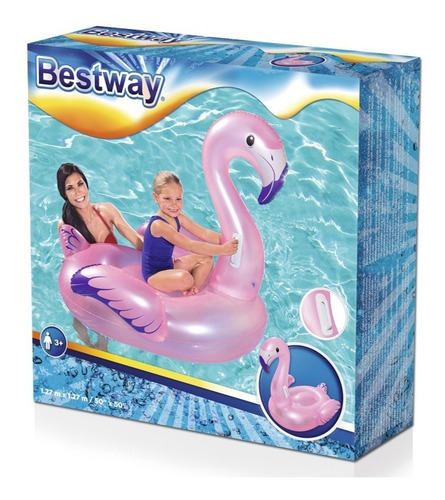 Boya inflable para flamencos Nautika Bestway Fun Rosa