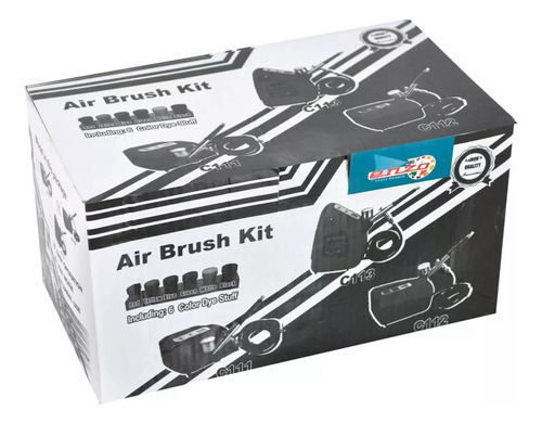 Kit Aerografo Con Mini Compresora 12w Enzo 112