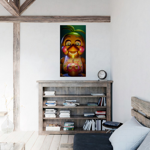 Poster Fotografico Toy Chica Fnaf Videojuego 70x50cm