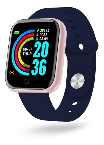 Reloj Inteligente D20 Smartwatch Fitness Cardíaco - Otec