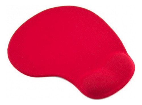 Mousepad Con Gel Netmak Nm-pgel Apoya Muñeca Rojo Diseño impreso liso