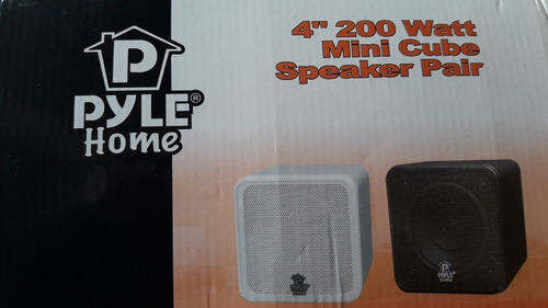 Parlantes. Pyle Home Mini Cube 4 Pulgadas 200 Watts. Nuevos