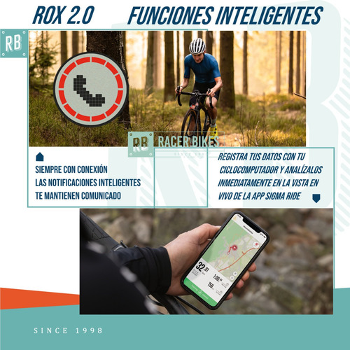Imagen 3 de 10 de Ciclocomputadora Sigma Rox 2.0 Gps 14 Funciones