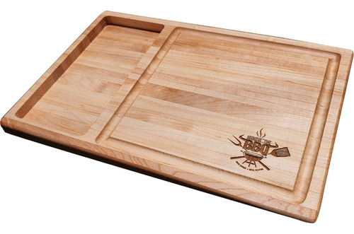 Jgo. 5 Tabla Plato Madera Pino  2 Cm Carnes Asado 19 X 30cm