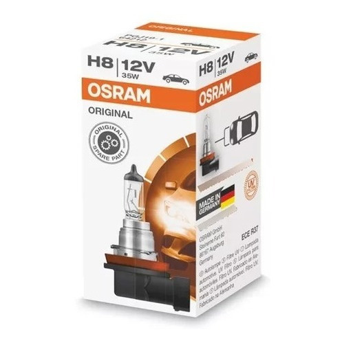 Lampara H8 Osram Pgj19-1 12v 35w 64212 Original Alemania