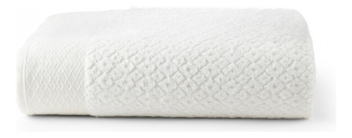 Toalha Rosto Capri Premium 100% Algodão Fio Penteado 48x80cm Cor Off White Textura